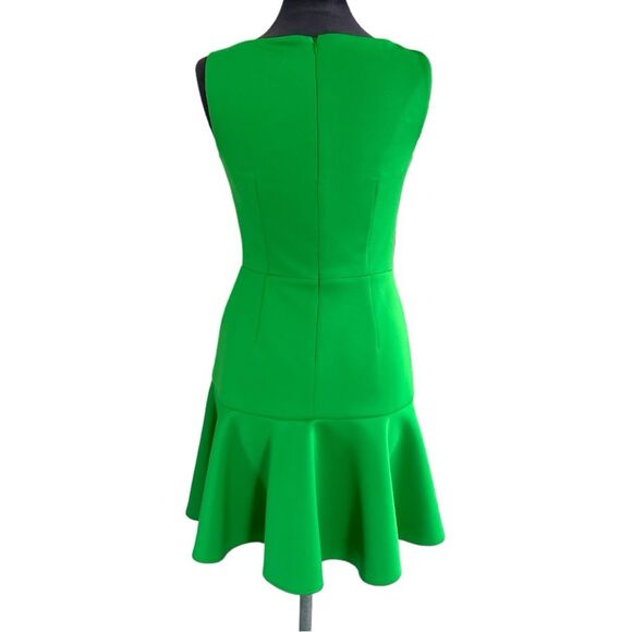 Alexia Admor Yvette Dripped Waist Dress Size S Green - Picture 5 of 8